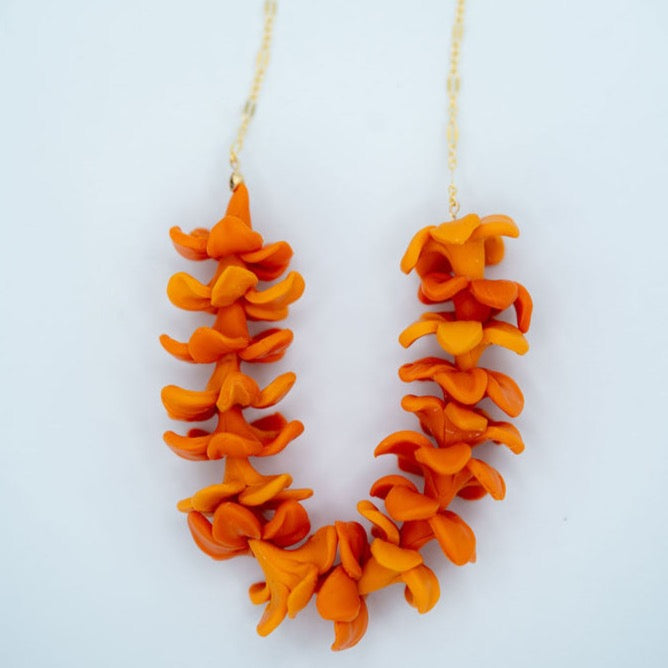 Puakenikeni Mini Lei Necklace