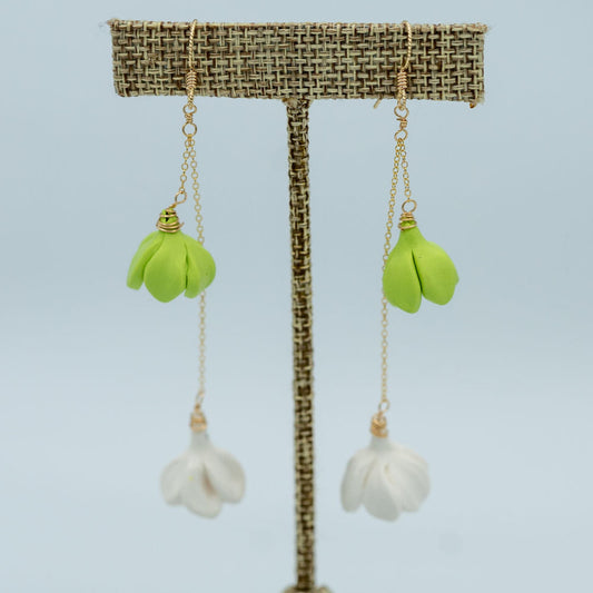 Naiah Double Drop Earrings look