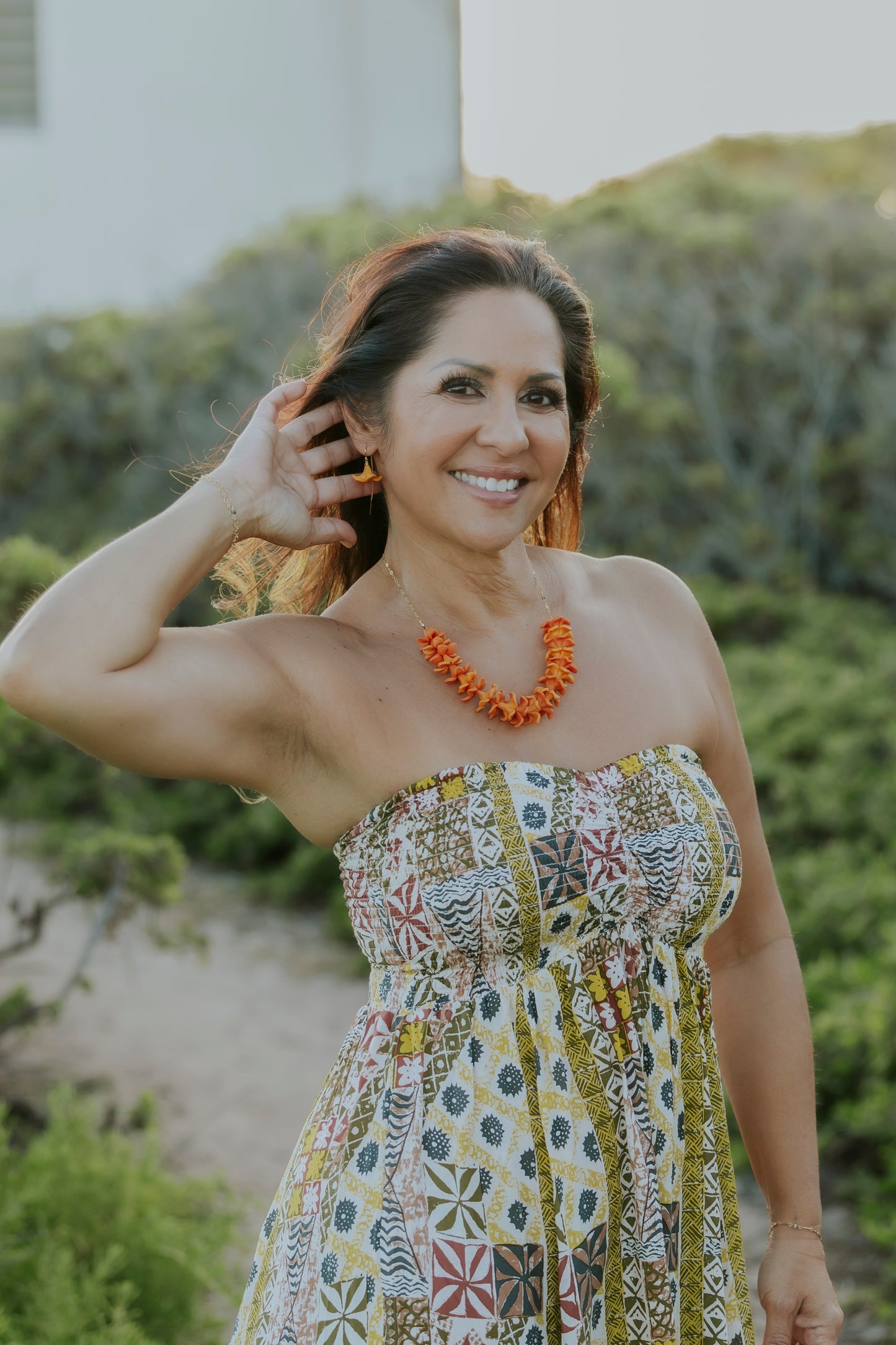 Puakenikeni Mini Lei Necklace