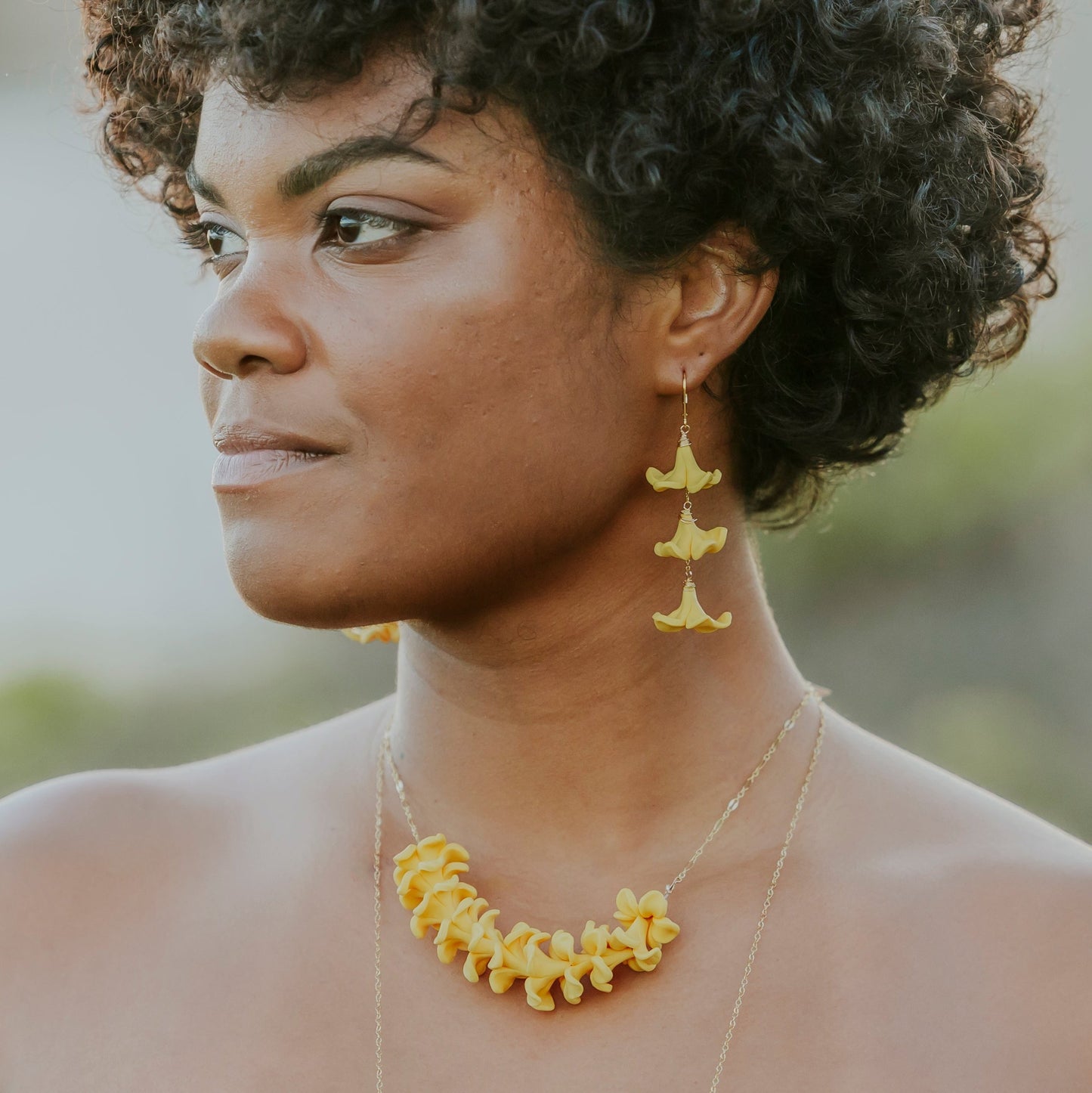 Trio Drop Earring