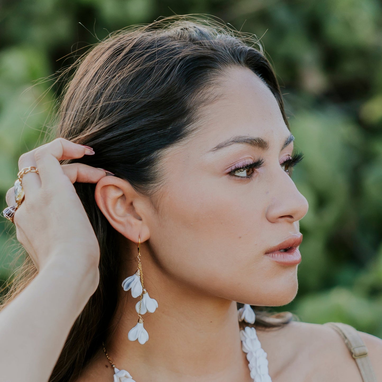 Naiah Triple Drop Earrings