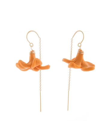 Flower Threader Earrings