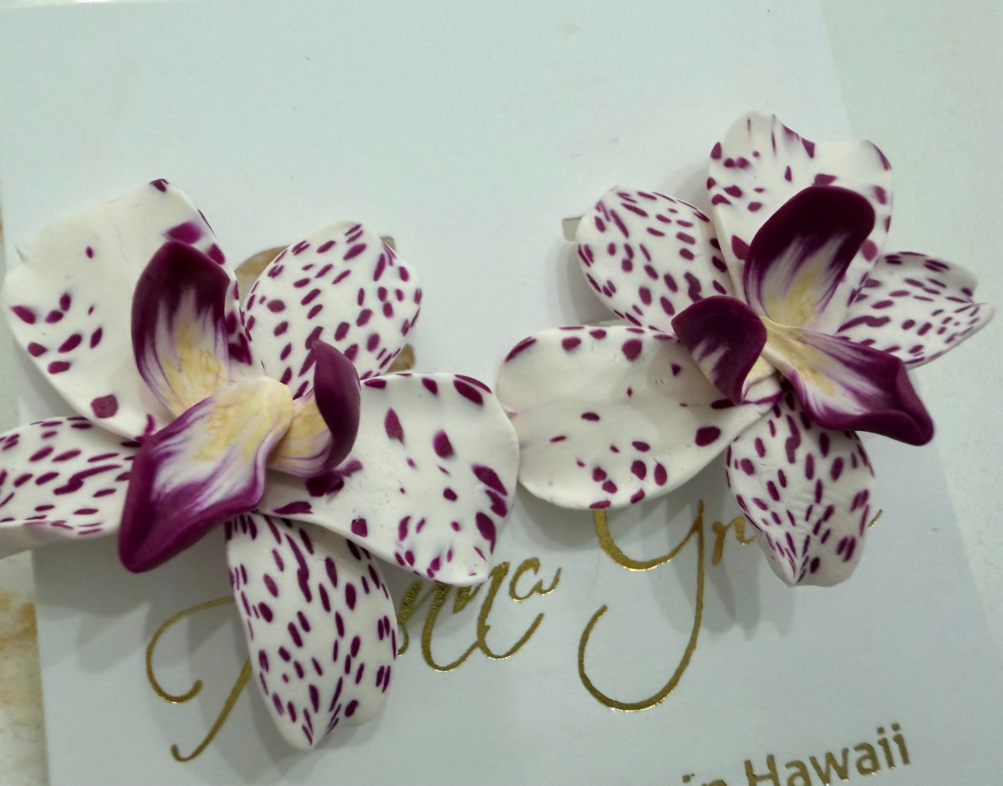 Orchid Studs
