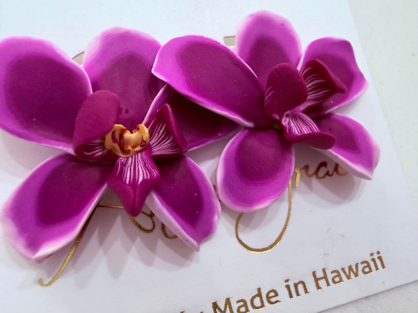 Orchid Studs