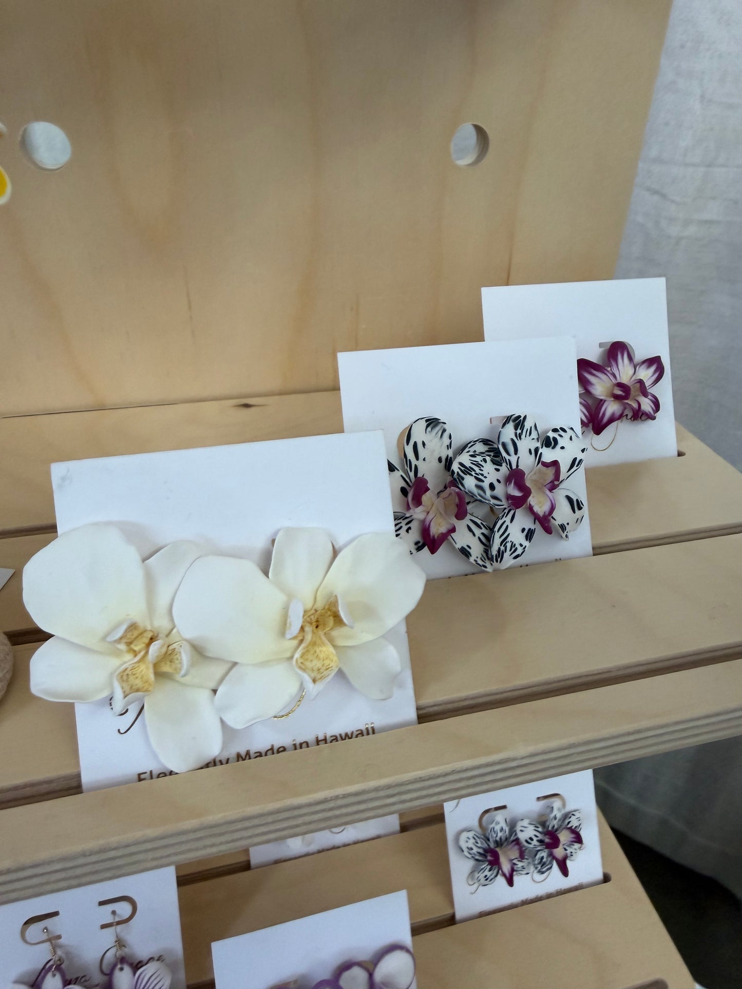 Orchid Studs