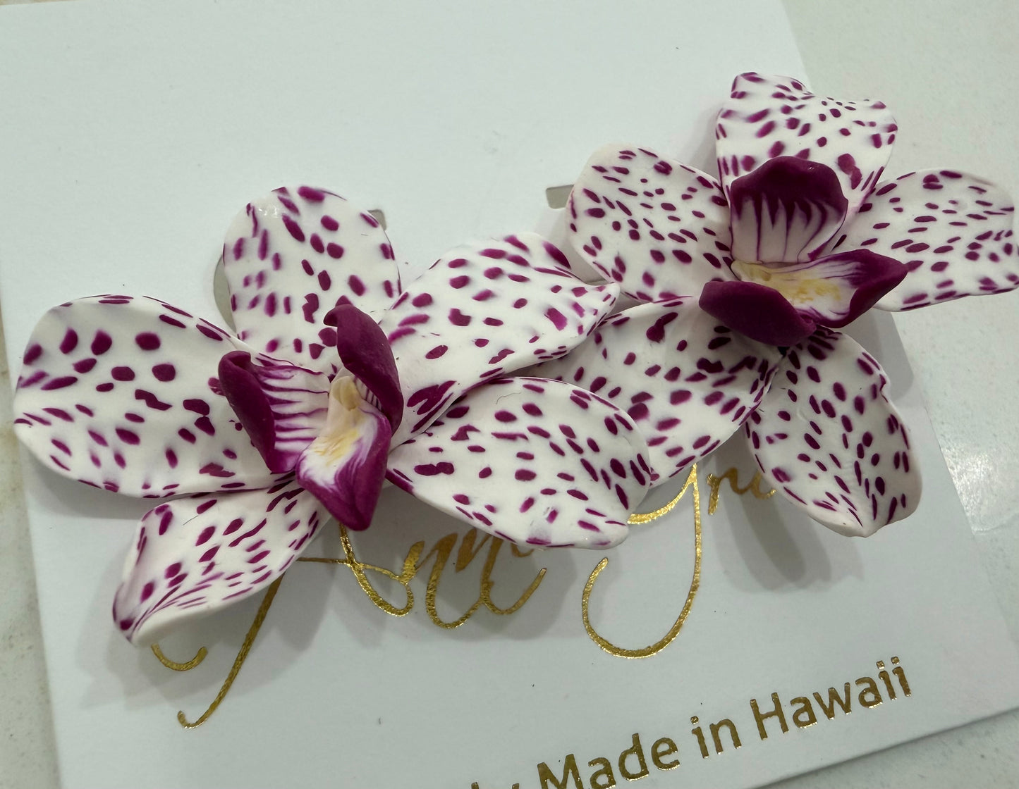 Orchid Studs