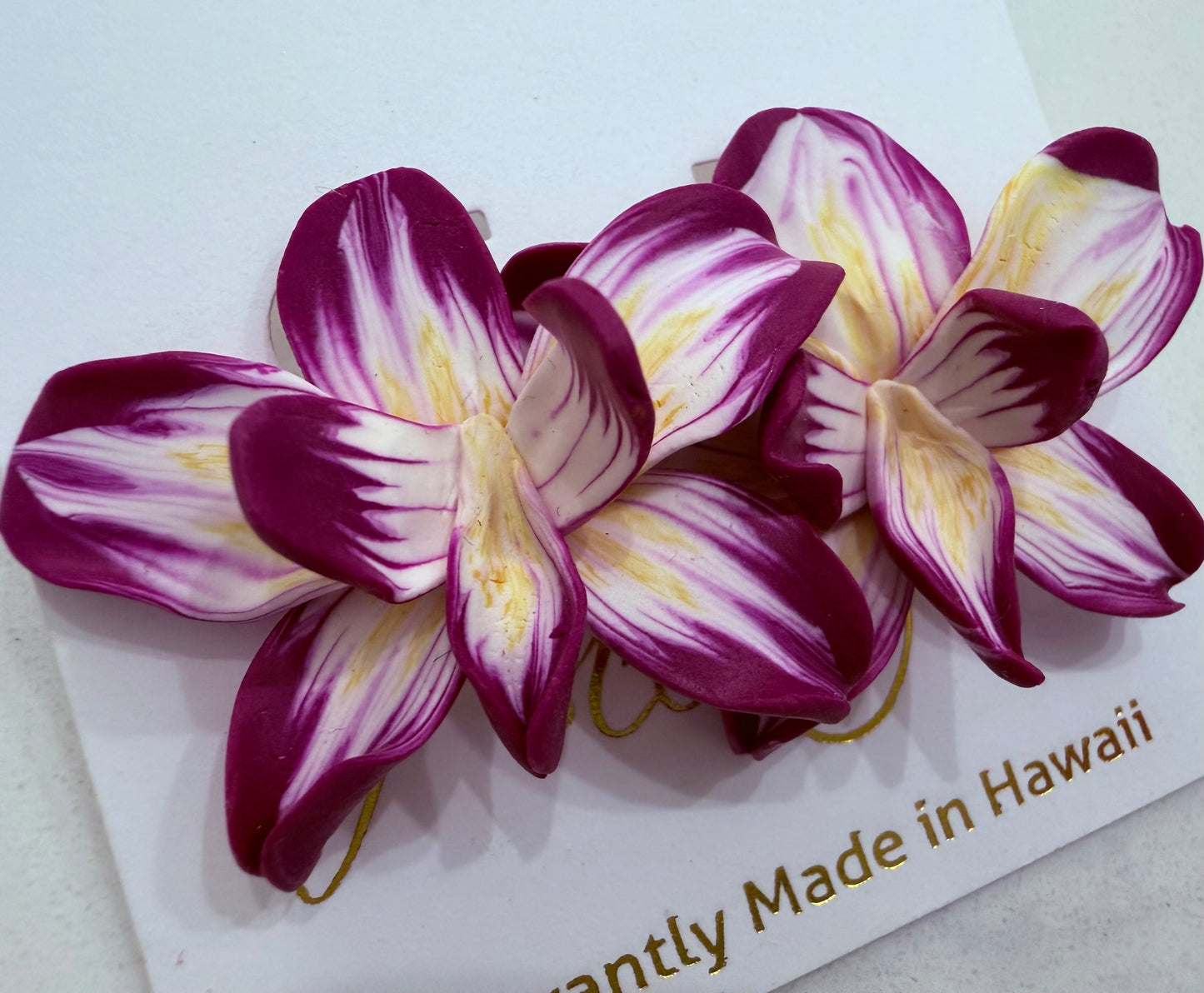 Orchid Studs