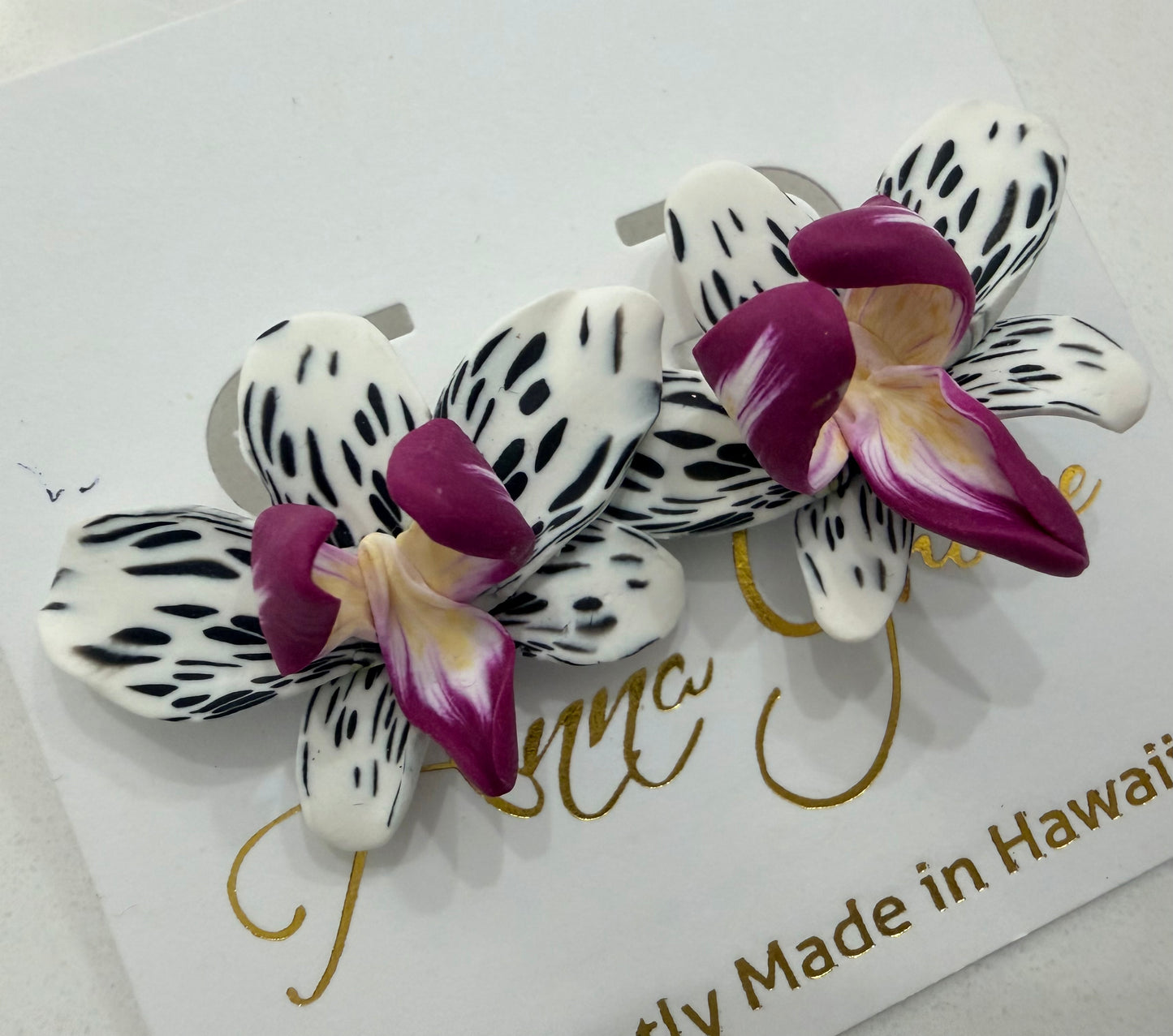 Orchid Studs
