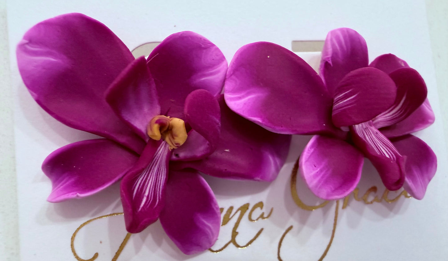 Orchid Studs