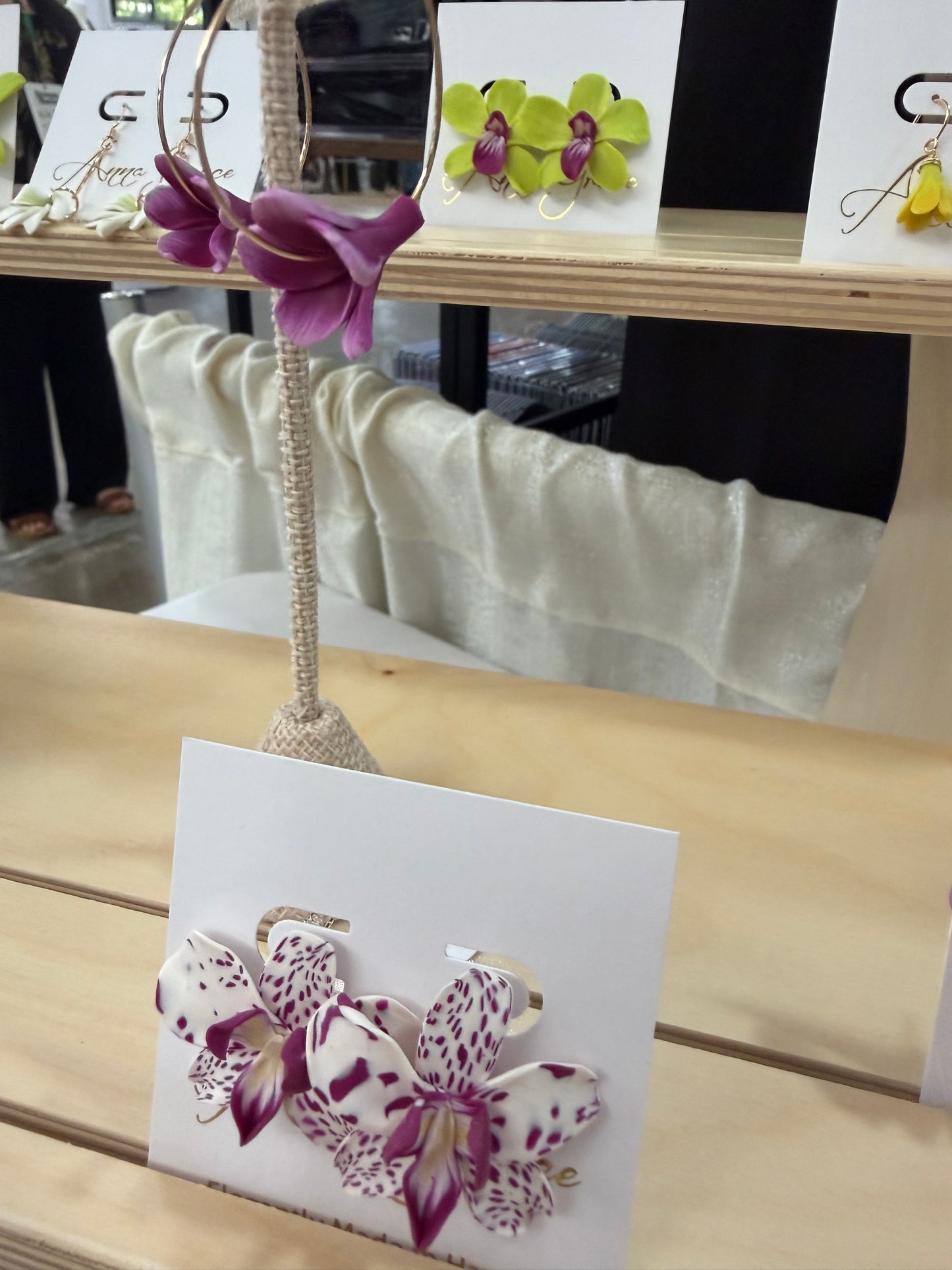 Orchid Studs