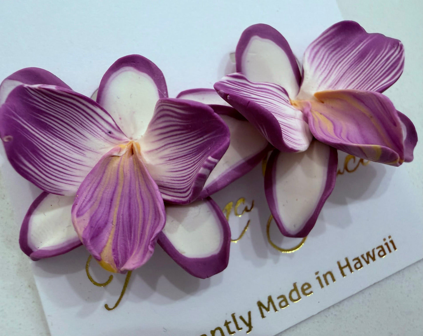 Orchid Studs