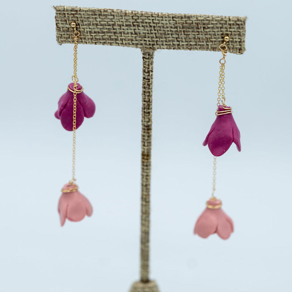 Naiah Double Drop Earrings look