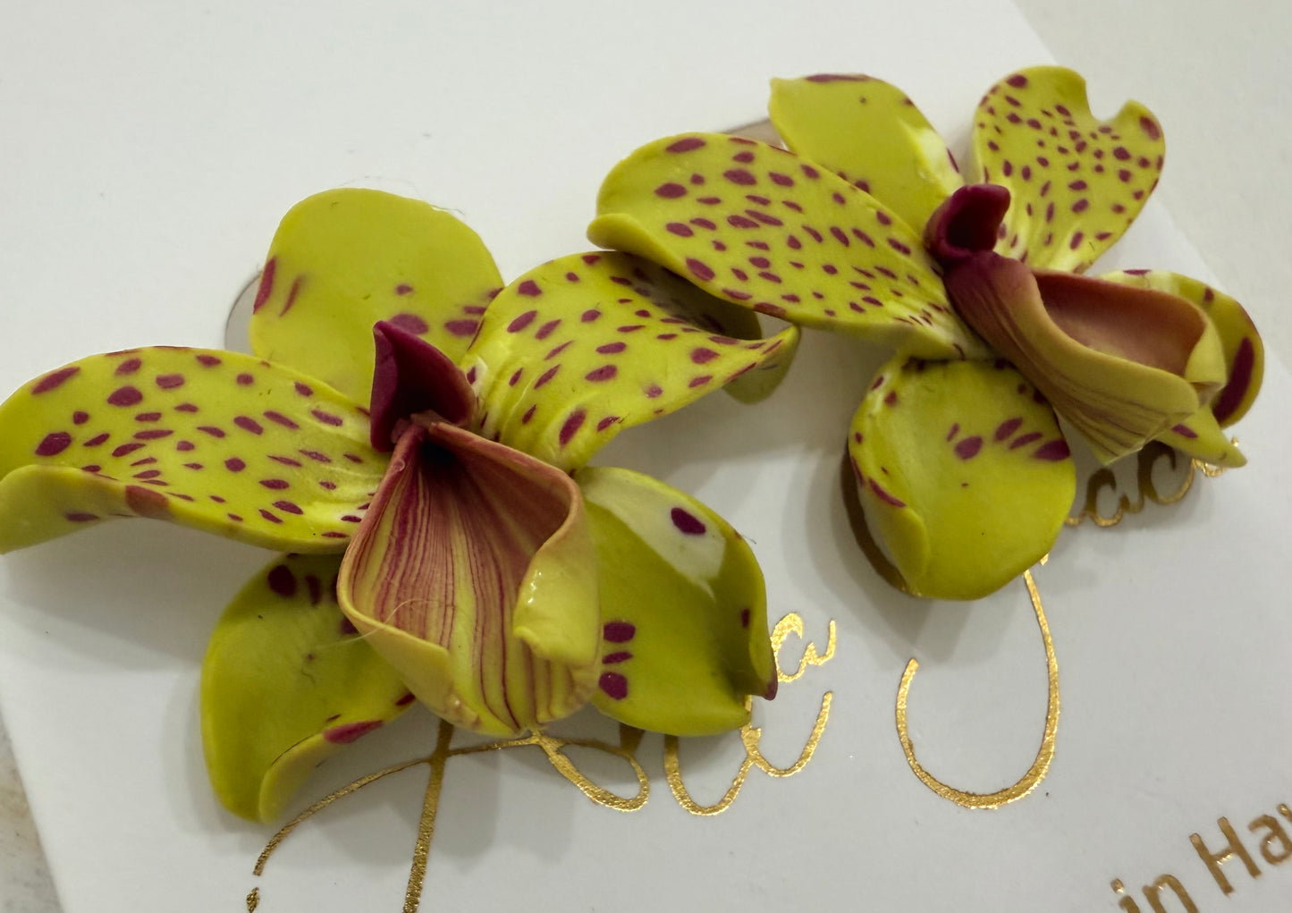 Orchid Studs