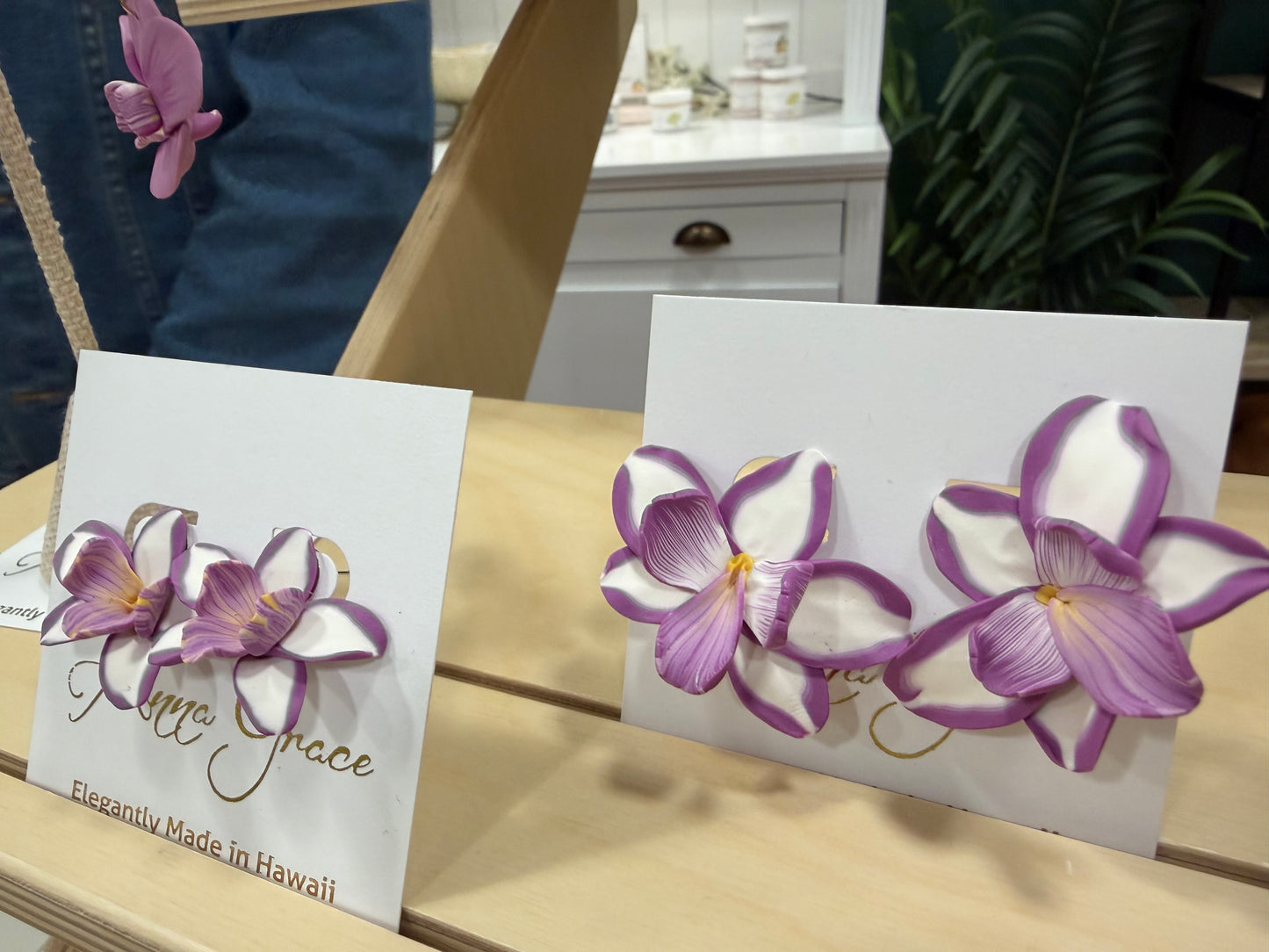 Orchid Studs