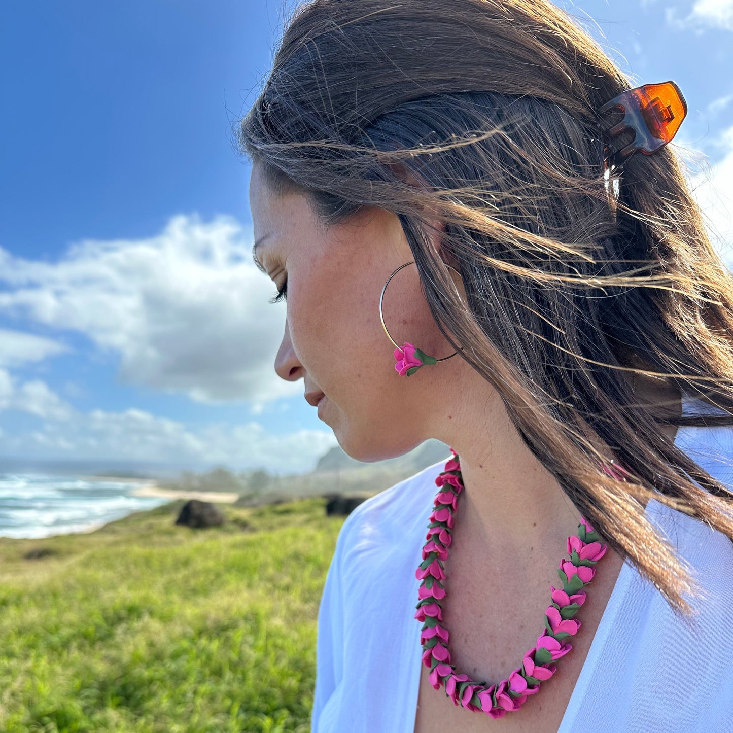 Lokelani Rose Lei Necklace