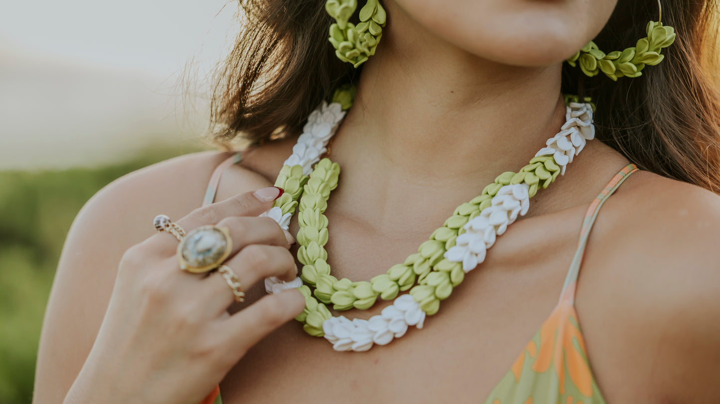 Pikake Pakalana Combo Lei Necklace