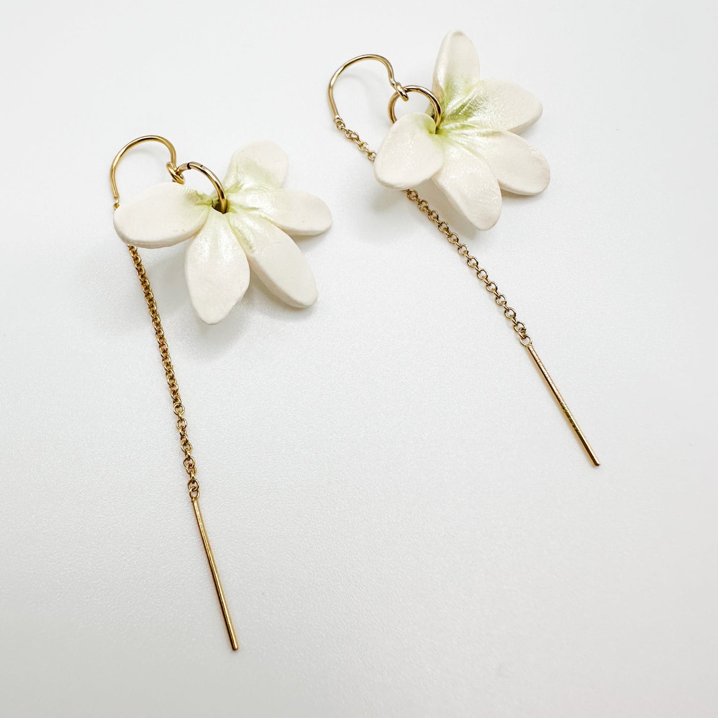 Flower Threader Earrings