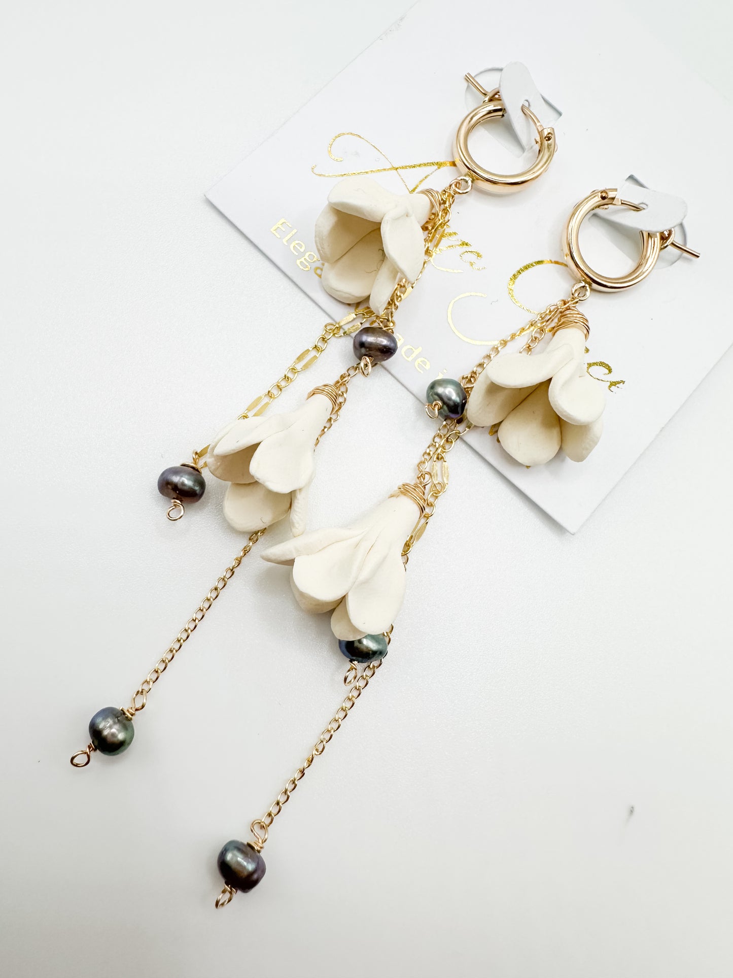 Keahi Naiah Drop Earring with Fresh Water Pearls