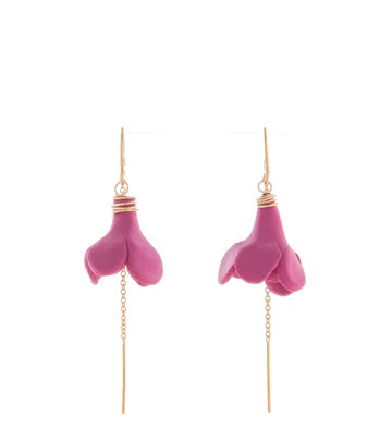 Flower Threader Earrings