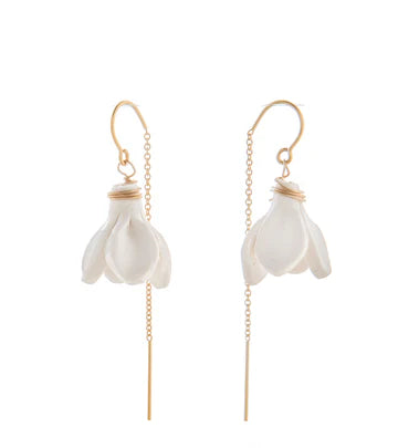 Flower Threader Earrings