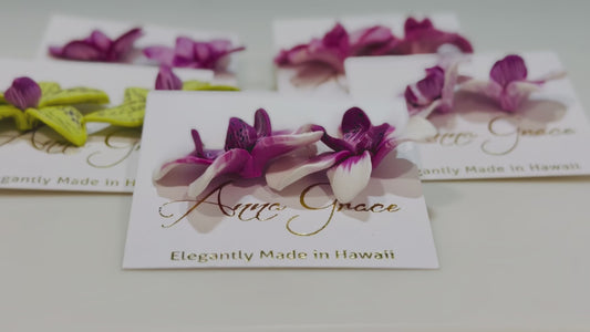 Orchid Studs
